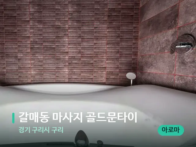경기 구리시 구리 갈매동 마사지 골드문타이 — 스파 관리실 내부